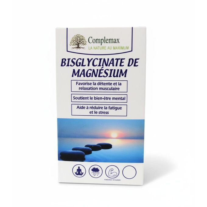 Complemax Bisglycinate de Magnésium 30 Gélules – Stress, Fatigue & Relaxation Musculaire